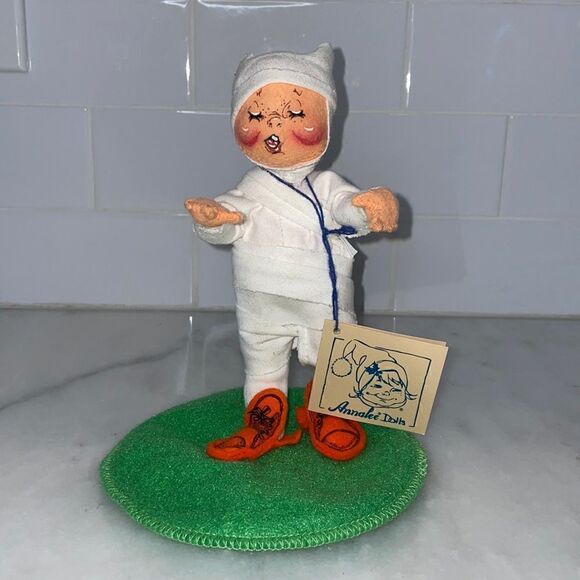Annalee 7" Vintage Halloween Mummy Doll - Picture 1 of 13